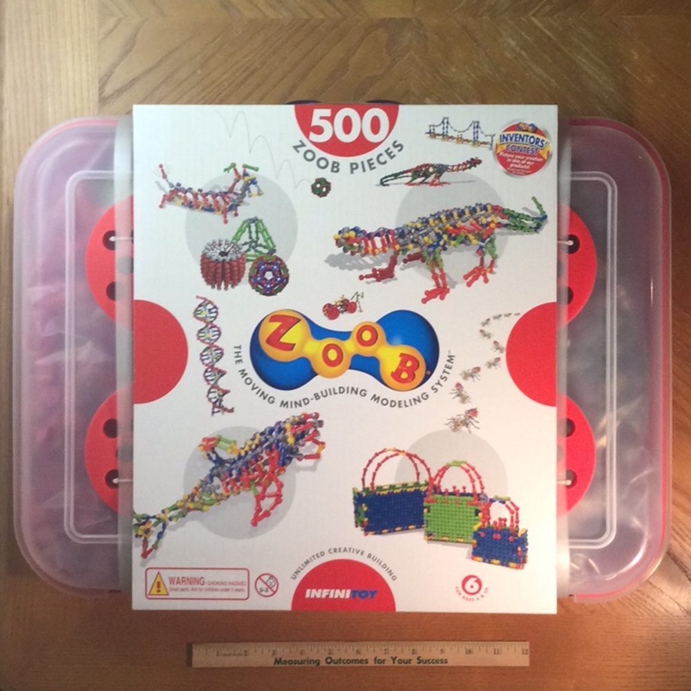 InfiniToy ZOOB, 500 pieces, STEM building and learning